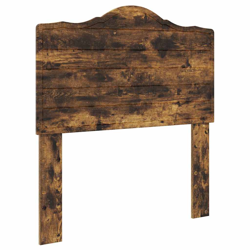 vidaXL Κεφαλάρι με κεφαλάρι Καπνιστό Δρύς 100 cm Επεξεργασμένο ξύλο