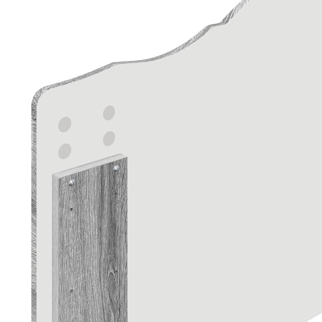 vidaXL Κεφαλάρι με κεφαλάρι Γκρίζο Σονομα 100 cm Επεξεργασμένο ξύλο