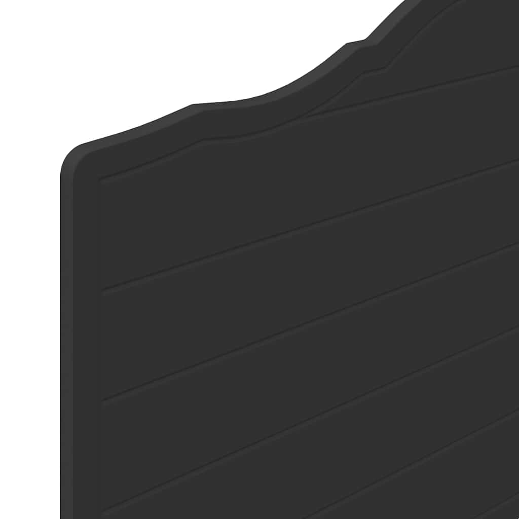 vidaXL Κεφαλάρι με κεφαλάρι Μαύρη Οξυά 90 cm Επεξεργασμένο ξύλο