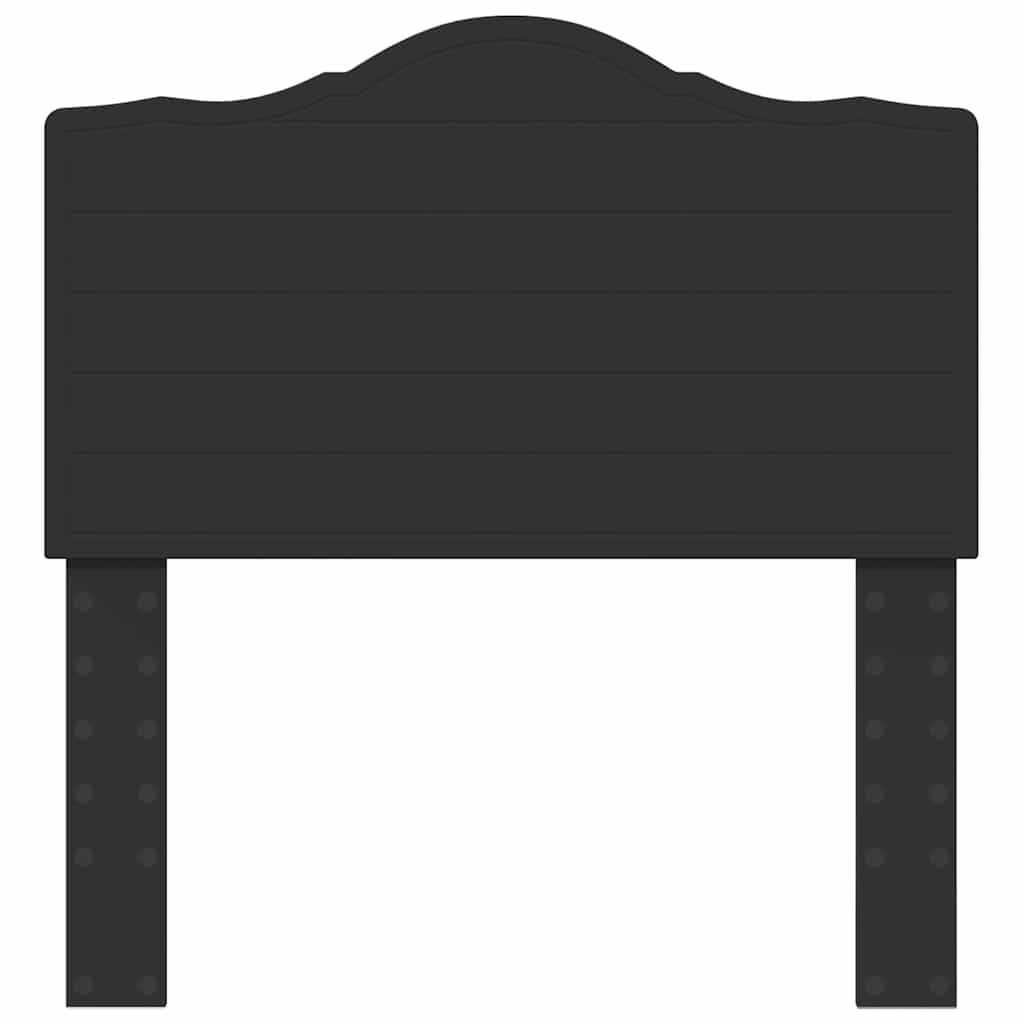 vidaXL Κεφαλάρι με κεφαλάρι Μαύρη Οξυά 90 cm Επεξεργασμένο ξύλο