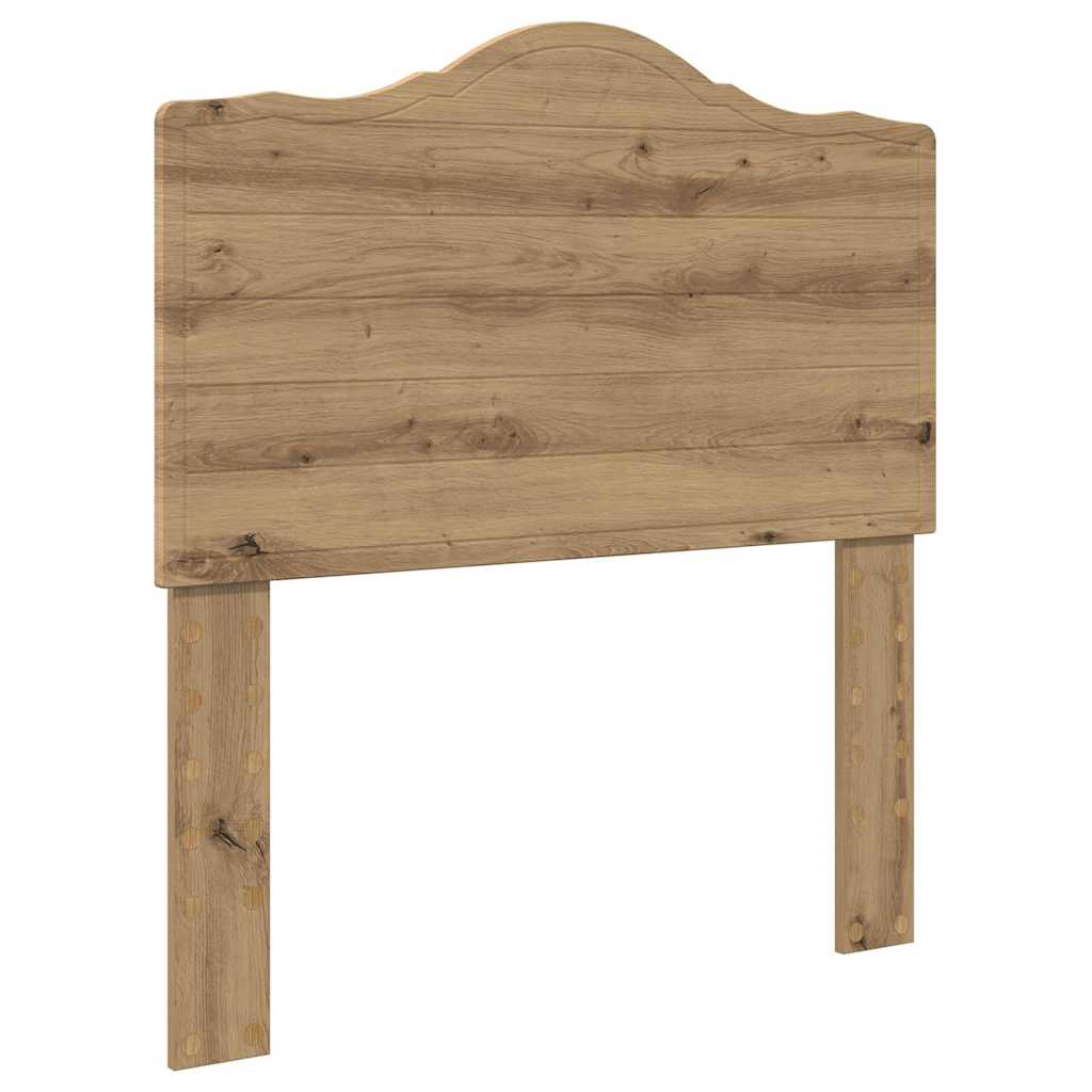vidaXL Κεφαλάρι με κεφαλάρι Artisan Oak 90 cm Επεξεργασμένο ξύλο