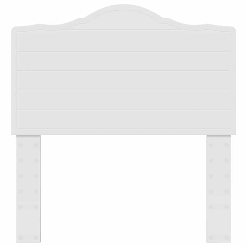 vidaXL Κεφαλάρι με κεφαλάρι Λευκό 80 cm Επεξεργασμένο ξύλο