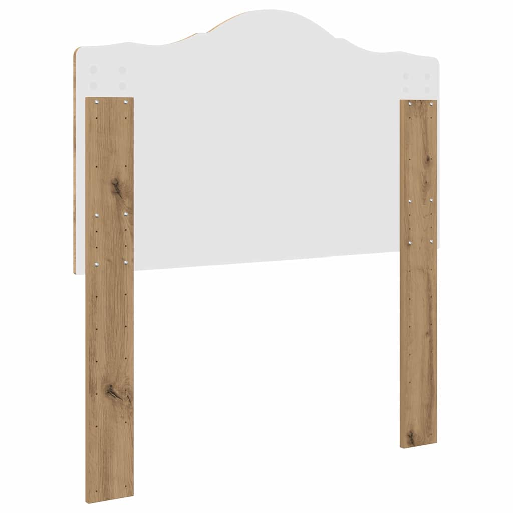 vidaXL Κεφαλάρι με κεφαλάρι Artisan Oak 80 cm Επεξεργασμένο ξύλο