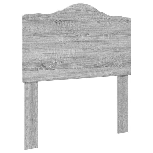 vidaXL Κεφαλάρι με κεφαλάρι Γκρίζο Σονομα 75 cm Επεξεργασμένο ξύλο