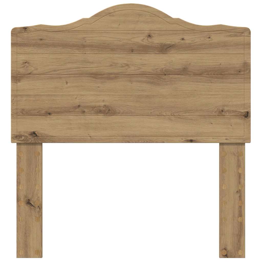 vidaXL Κεφαλάρι με κεφαλάρι Artisan Oak 75 cm Επεξεργασμένο ξύλο