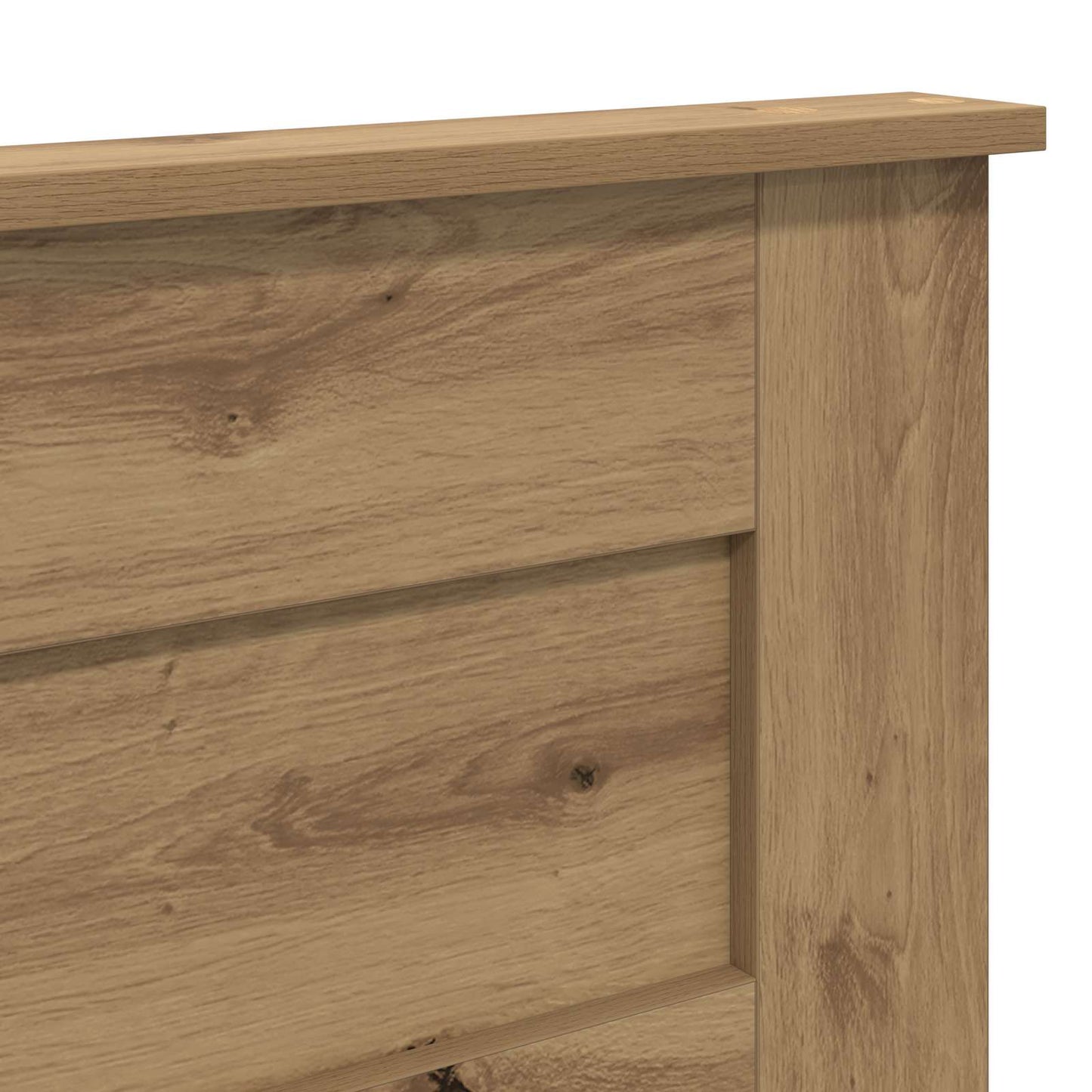 vidaXL Κεφαλάρι με κεφαλάρι Artisan Oak 160 cm Επεξεργασμένο ξύλο