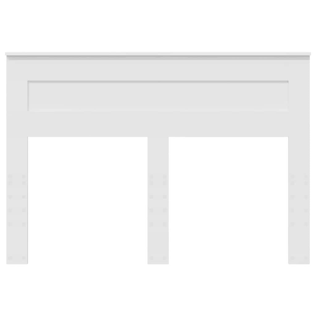 vidaXL Κεφαλάρι με κεφαλάρι Λευκό 140 cm Επεξεργασμένο ξύλο