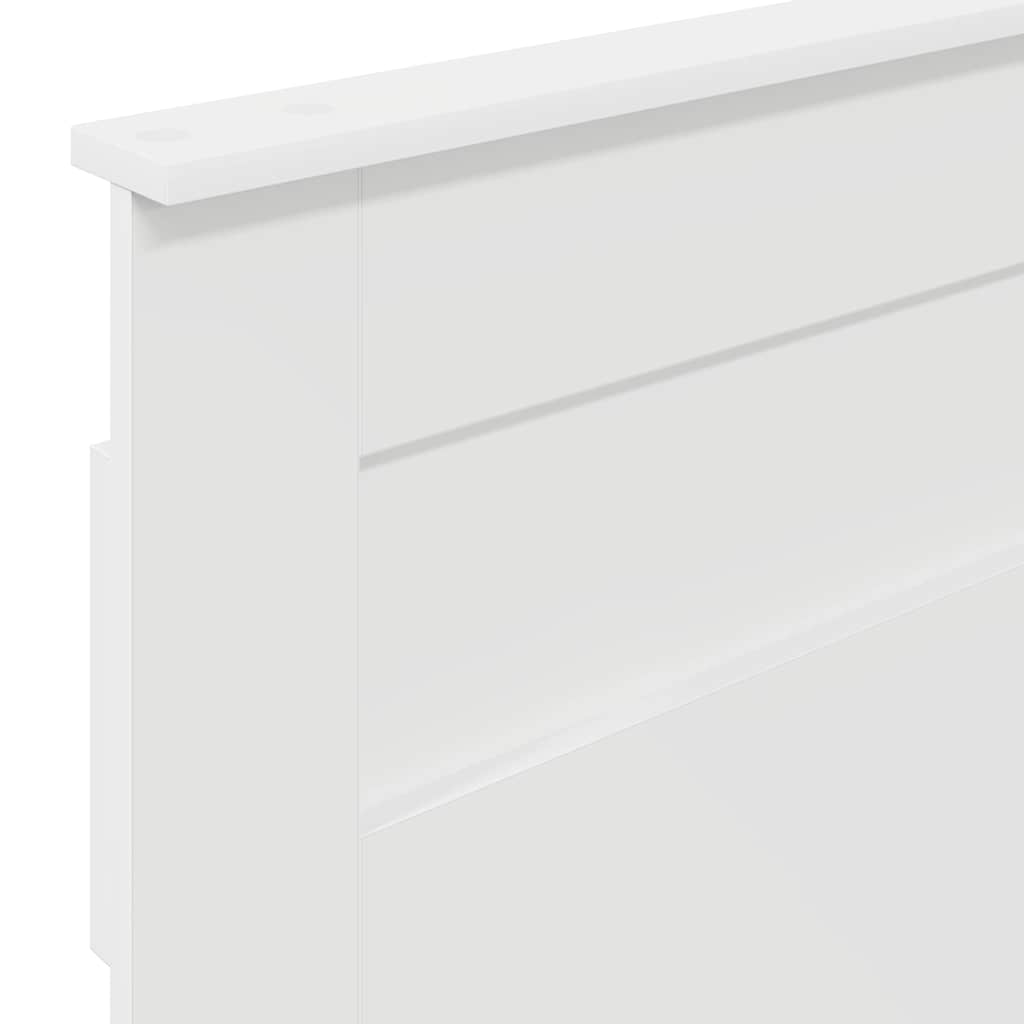 vidaXL Κεφαλάρι με κεφαλάρι Λευκό 100 cm Επεξεργασμένο ξύλο