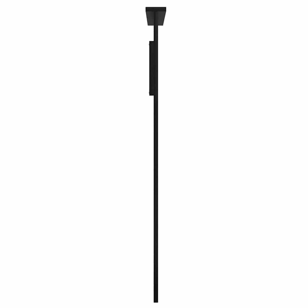 vidaXL Κεφαλάρι με κεφαλάρι Μαύρη Οξυά 90 cm Επεξεργασμένο ξύλο