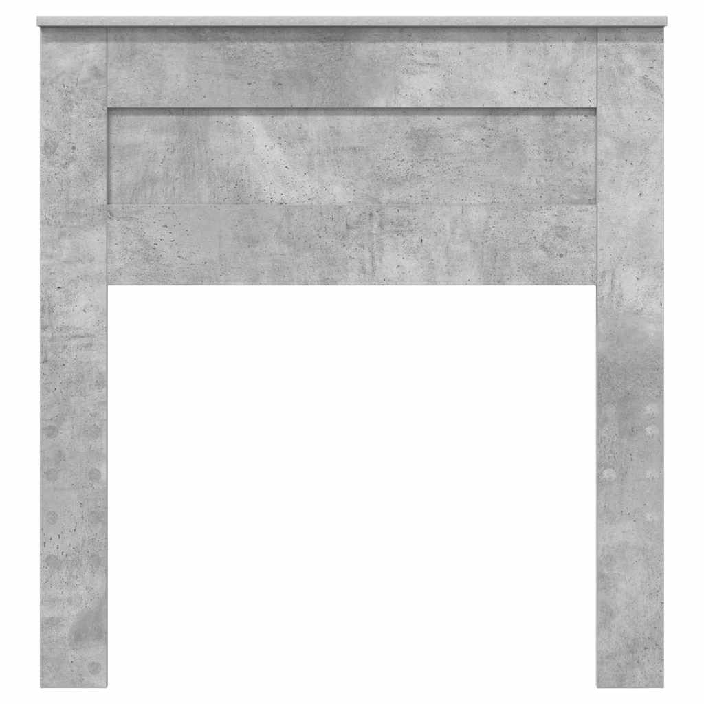 vidaXL Κεφαλάρι με κεφαλάρι Σκυρόδεμα Γκρι 90 cm Επεξεργασμένο ξύλο