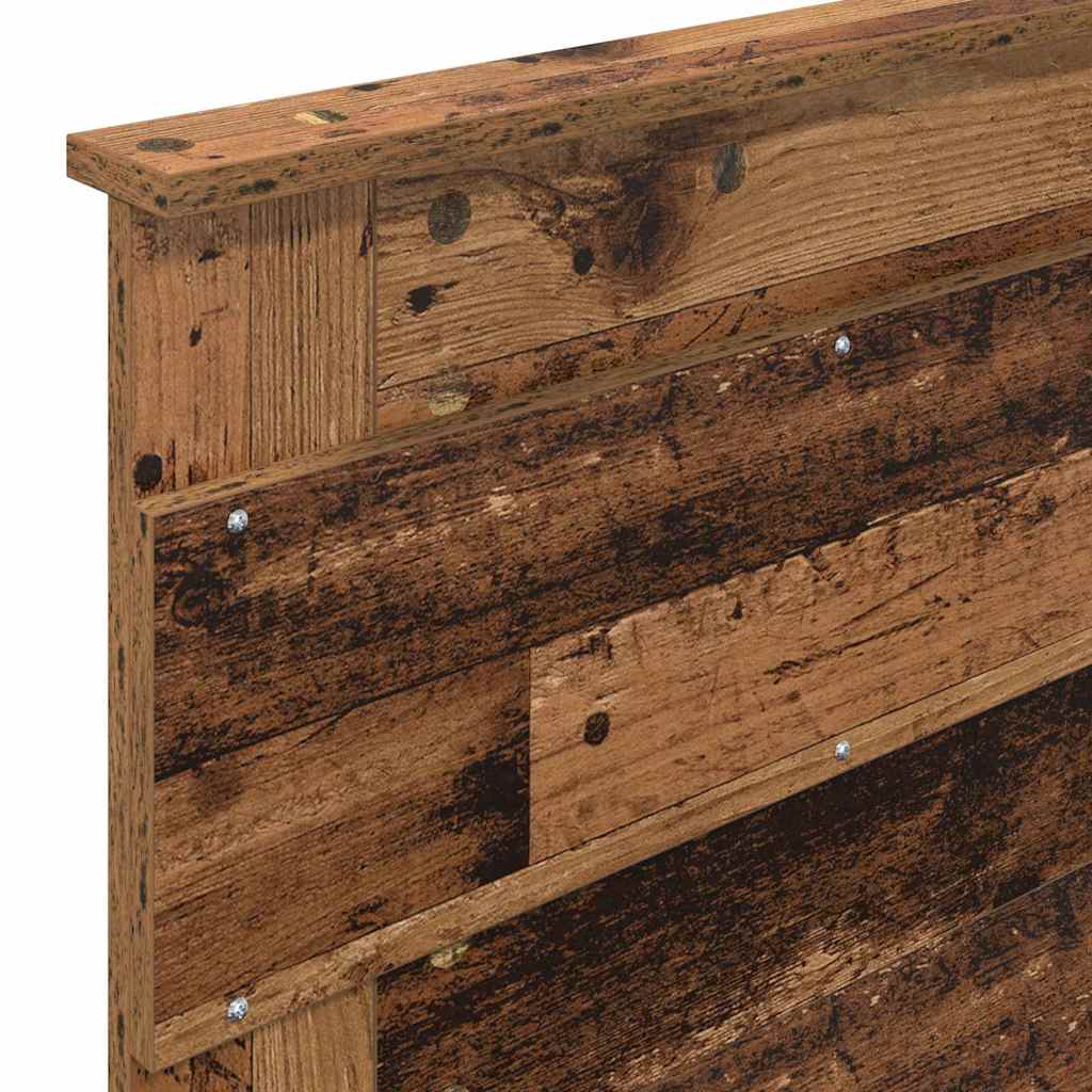 vidaXL Κεφαλάρι με κεφαλάρι Παλιό Ξύλο 90 cm Επεξεργασμένο ξύλο