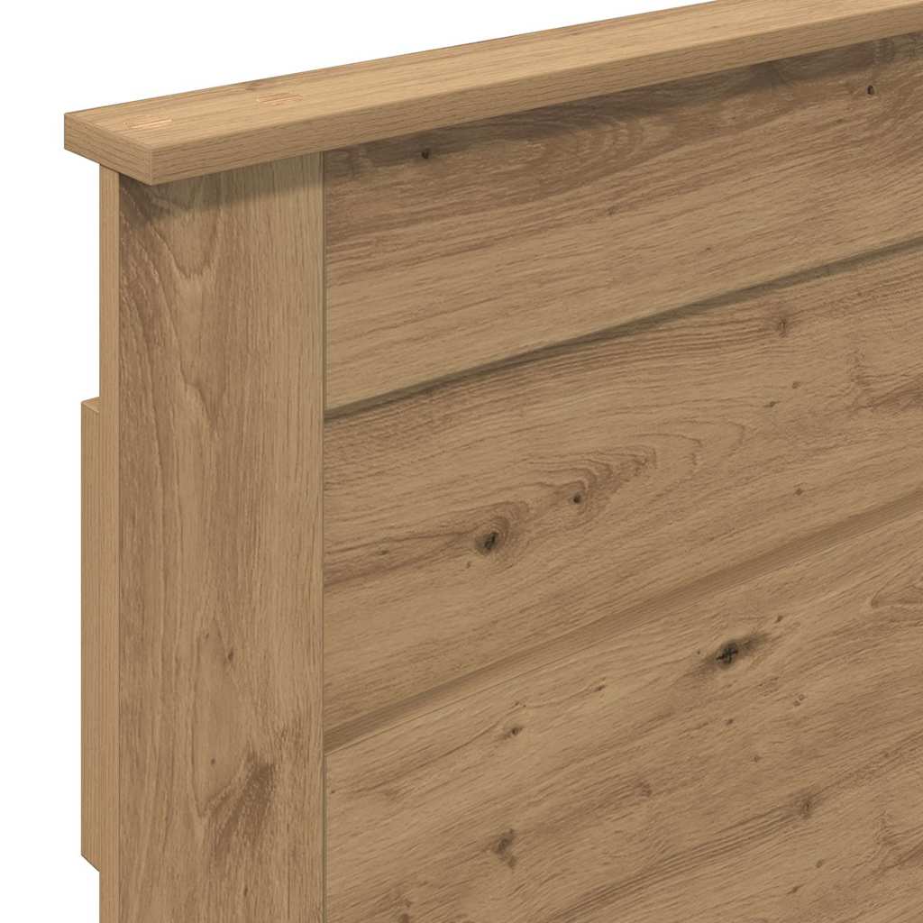 vidaXL Κεφαλάρι με κεφαλάρι Artisan Oak 90 cm Επεξεργασμένο ξύλο