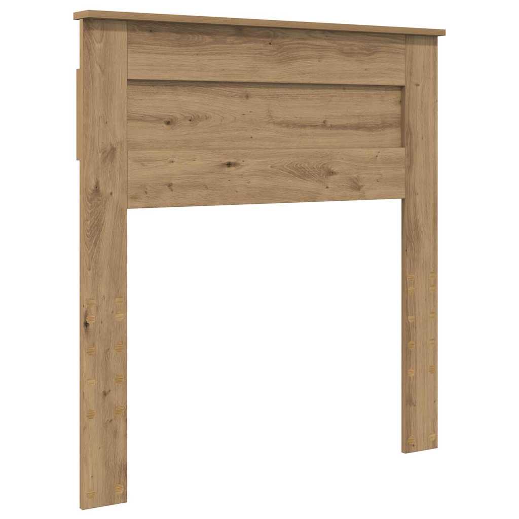 vidaXL Κεφαλάρι με κεφαλάρι Artisan Oak 90 cm Επεξεργασμένο ξύλο