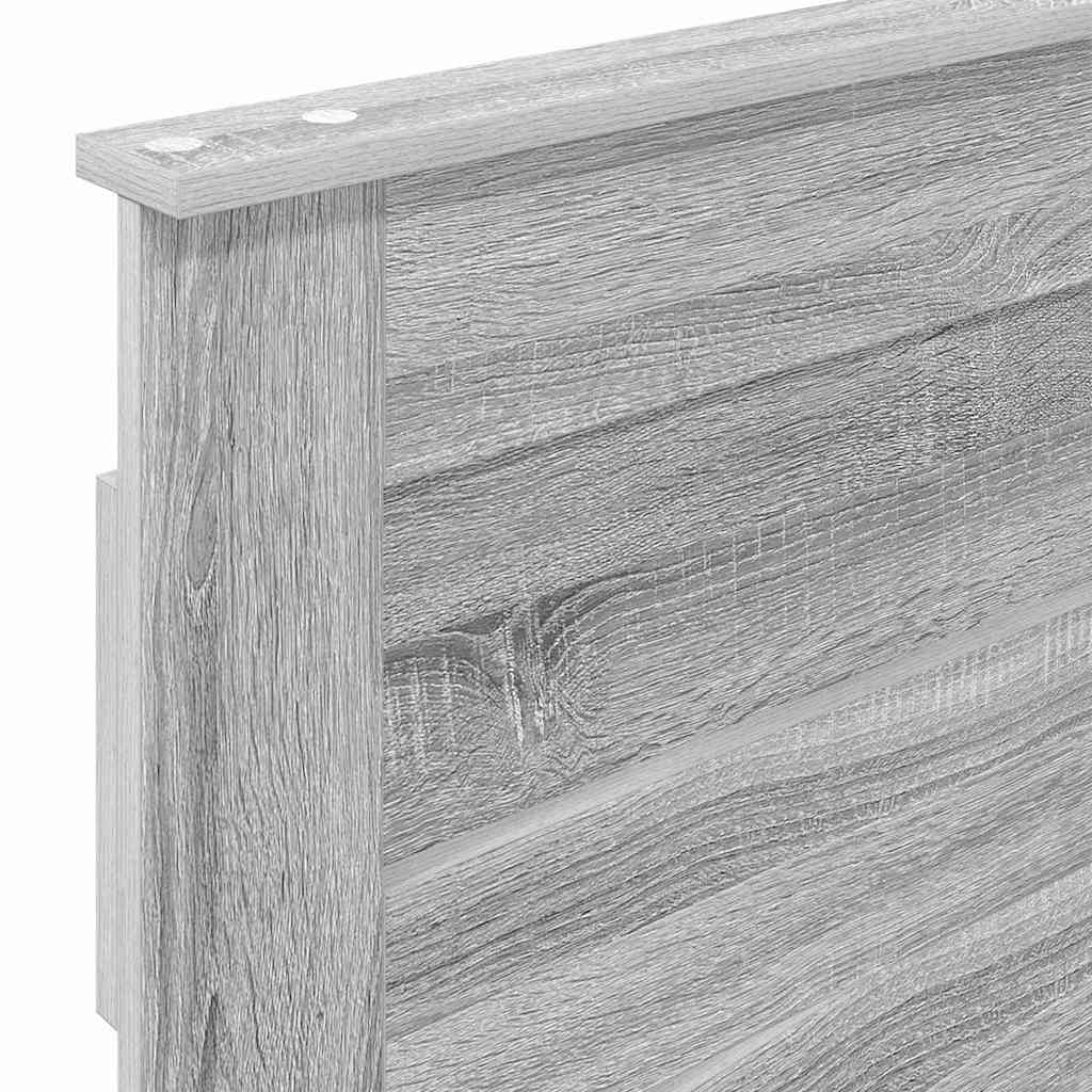 vidaXL Κεφαλάρι με κεφαλάρι Γκρίζο Σονομα 75 cm Επεξεργασμένο ξύλο
