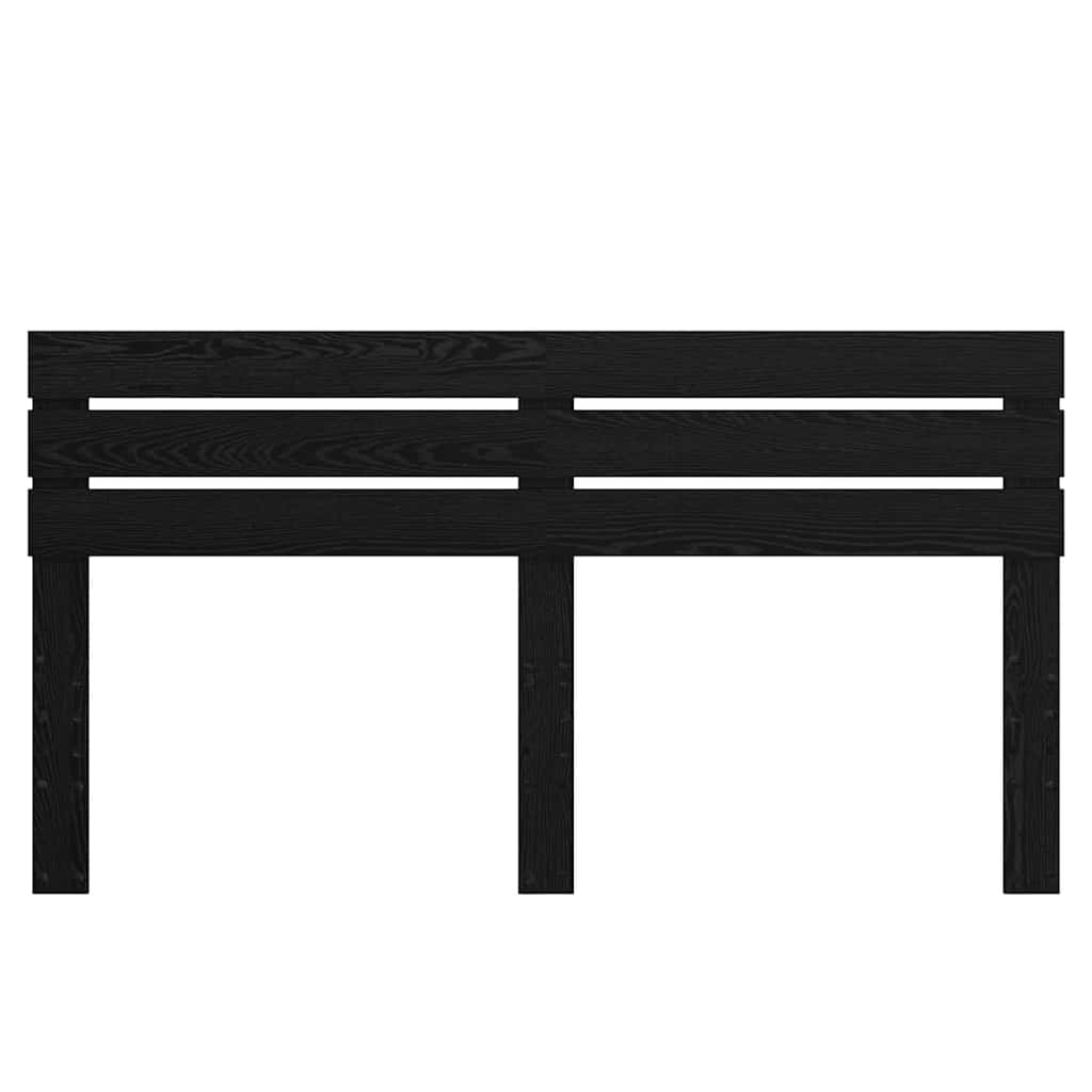 vidaXL Κεφαλάρι με κεφαλάρι Μαύρη Οξυά 180 cm Επεξεργασμένο ξύλο