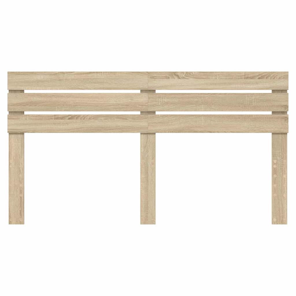 vidaXL Κεφαλάρι με κεφαλάρι Δρύς Sonoma 180 cm Επεξεργασμένο ξύλο
