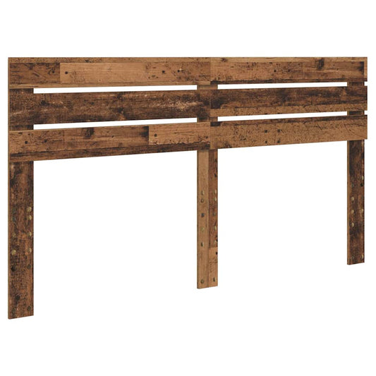 vidaXL Κεφαλάρι με κεφαλάρι Παλιό Ξύλο 180 cm Επεξεργασμένο ξύλο