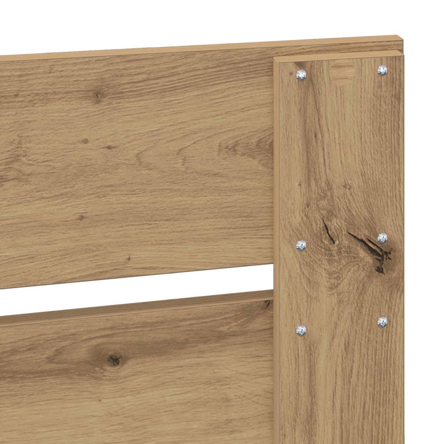 vidaXL Κεφαλάρι με κεφαλάρι Artisan Oak 180 cm Επεξεργασμένο ξύλο