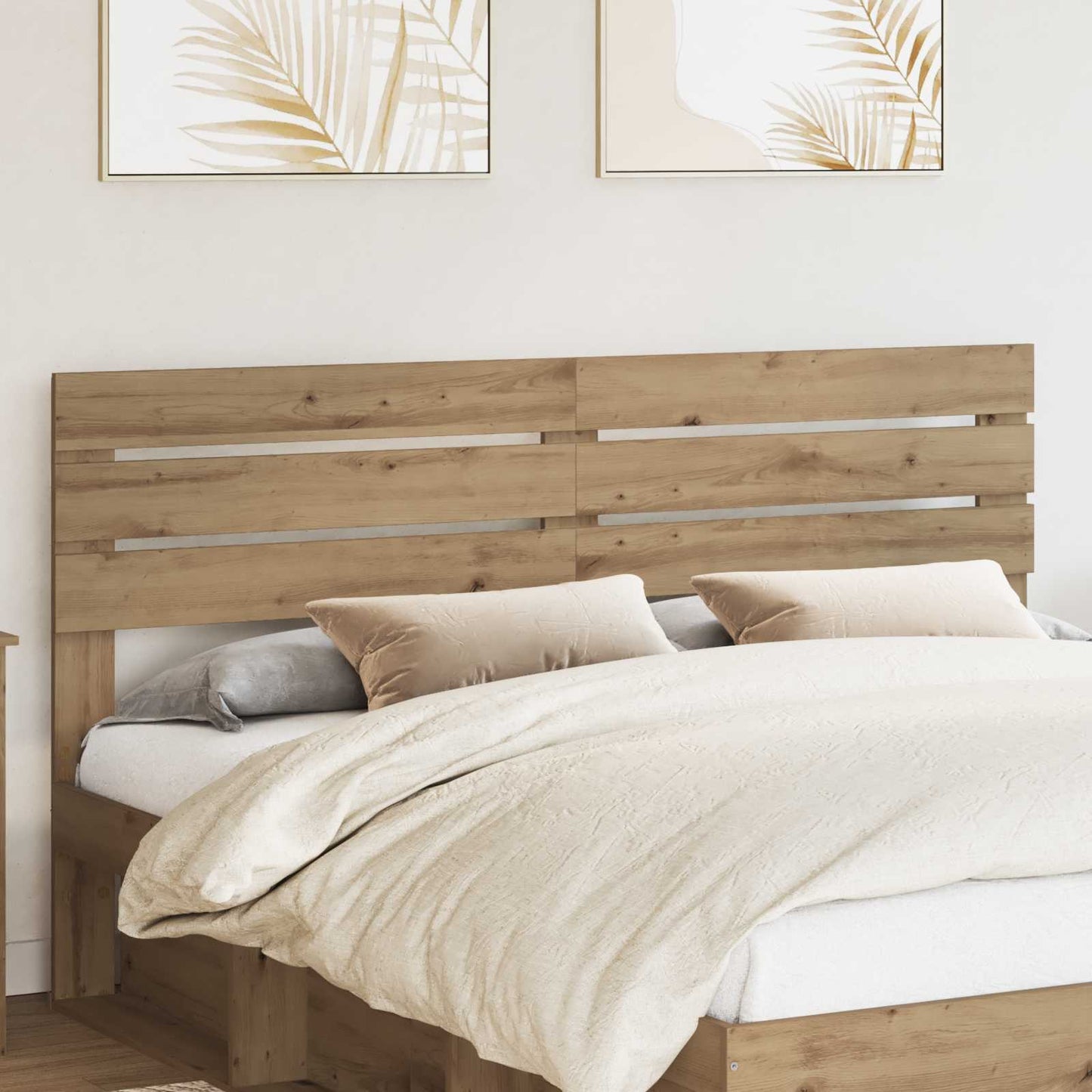 vidaXL Κεφαλάρι με κεφαλάρι Artisan Oak 180 cm Επεξεργασμένο ξύλο