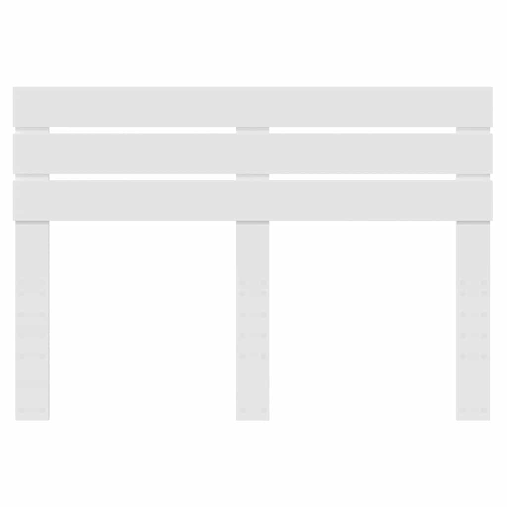 vidaXL Κεφαλάρι με κεφαλάρι Λευκό 160 cm Επεξεργασμένο ξύλο