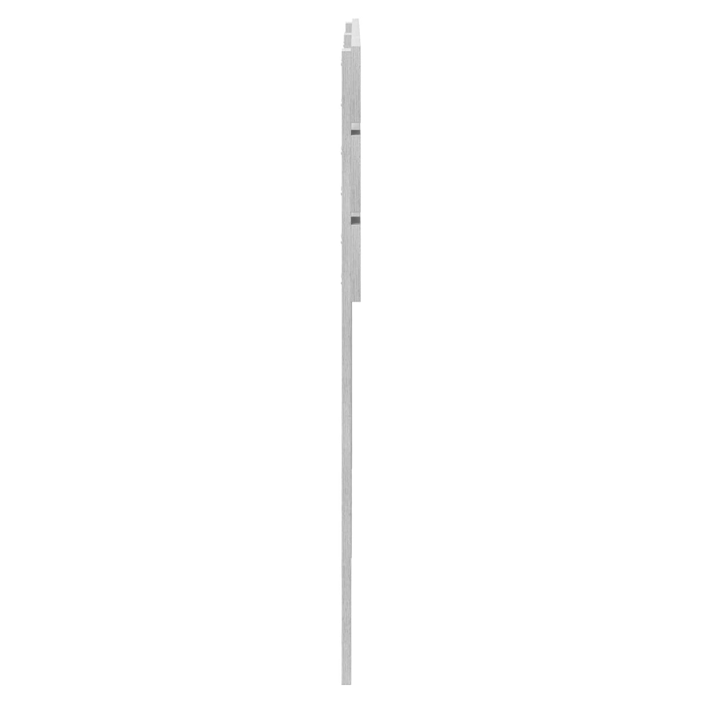 vidaXL Κεφαλάρι με κεφαλάρι Σκυρόδεμα Γκρι 160 cm Επεξεργασμένο ξύλο