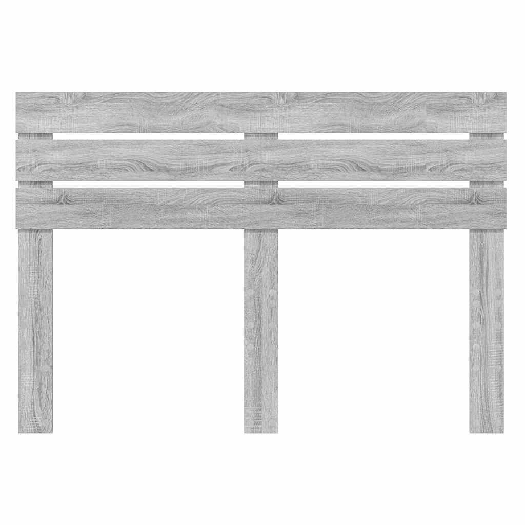 vidaXL Κεφαλάρι με κεφαλάρι Γκρίζο Σονομα 140 cm Επεξεργασμένο ξύλο