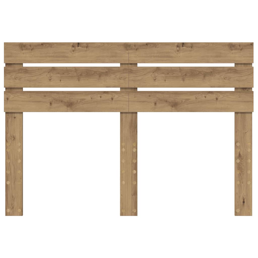 vidaXL Κεφαλάρι με κεφαλάρι Artisan Oak 140 cm Επεξεργασμένο ξύλο