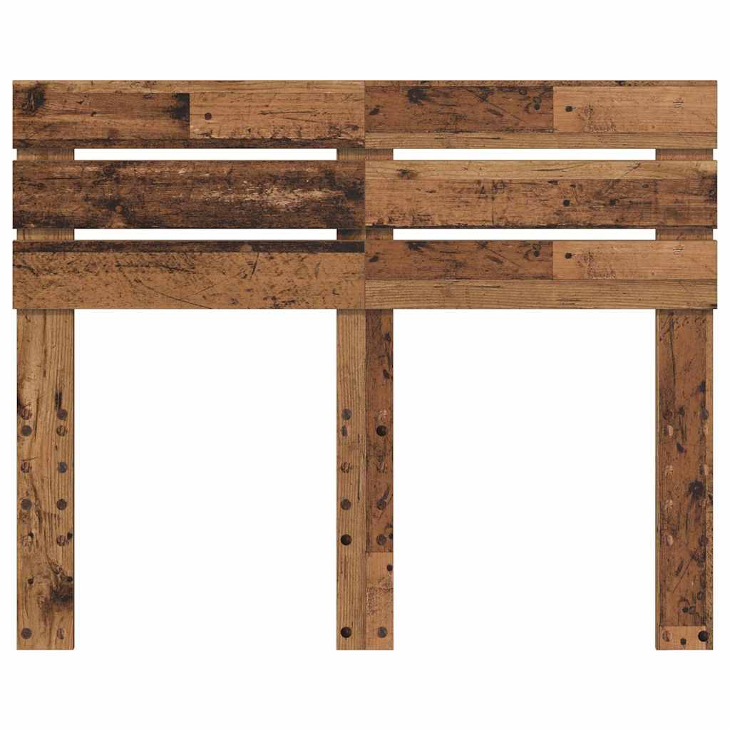 vidaXL Κεφαλάρι με κεφαλάρι Παλιό Ξύλο 135 cm Επεξεργασμένο ξύλο