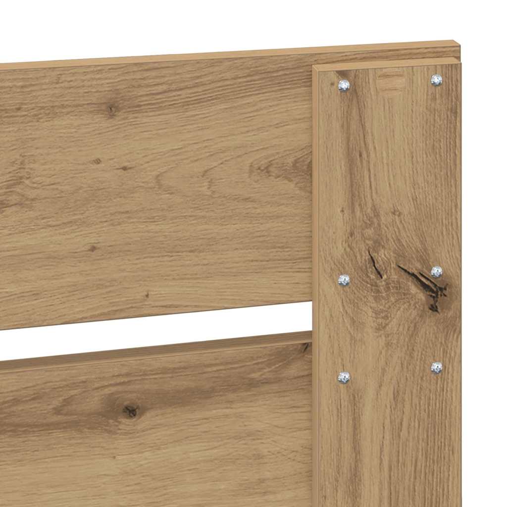 vidaXL Κεφαλάρι με κεφαλάρι Artisan Oak 100 cm Επεξεργασμένο ξύλο