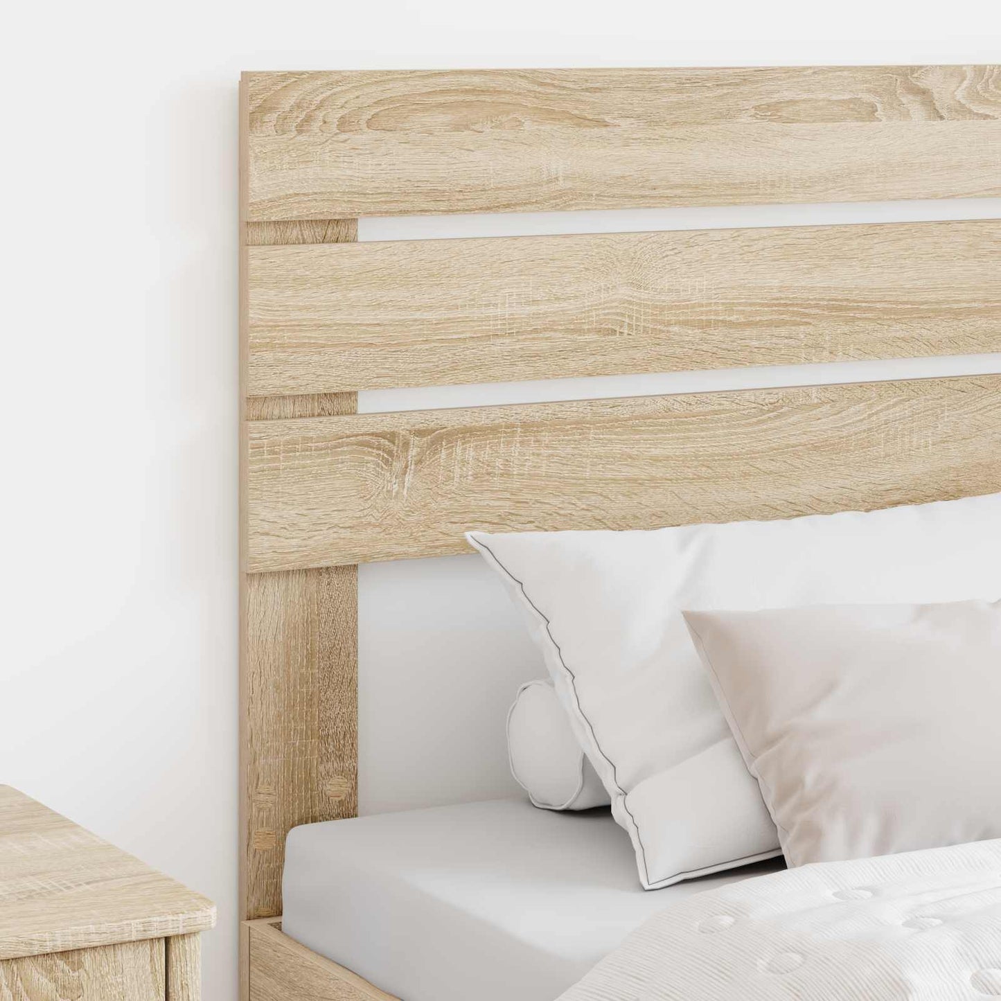 vidaXL Κεφαλάρι με κεφαλάρι Δρύς Sonoma 90 cm Επεξεργασμένο ξύλο