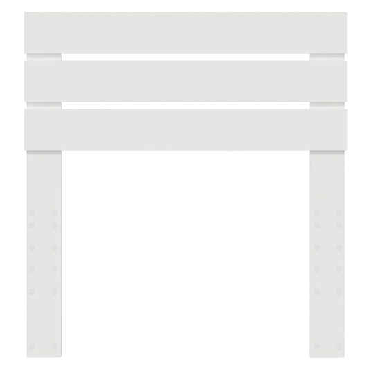 vidaXL Κεφαλάρι με κεφαλάρι Λευκό 75 cm Επεξεργασμένο ξύλο