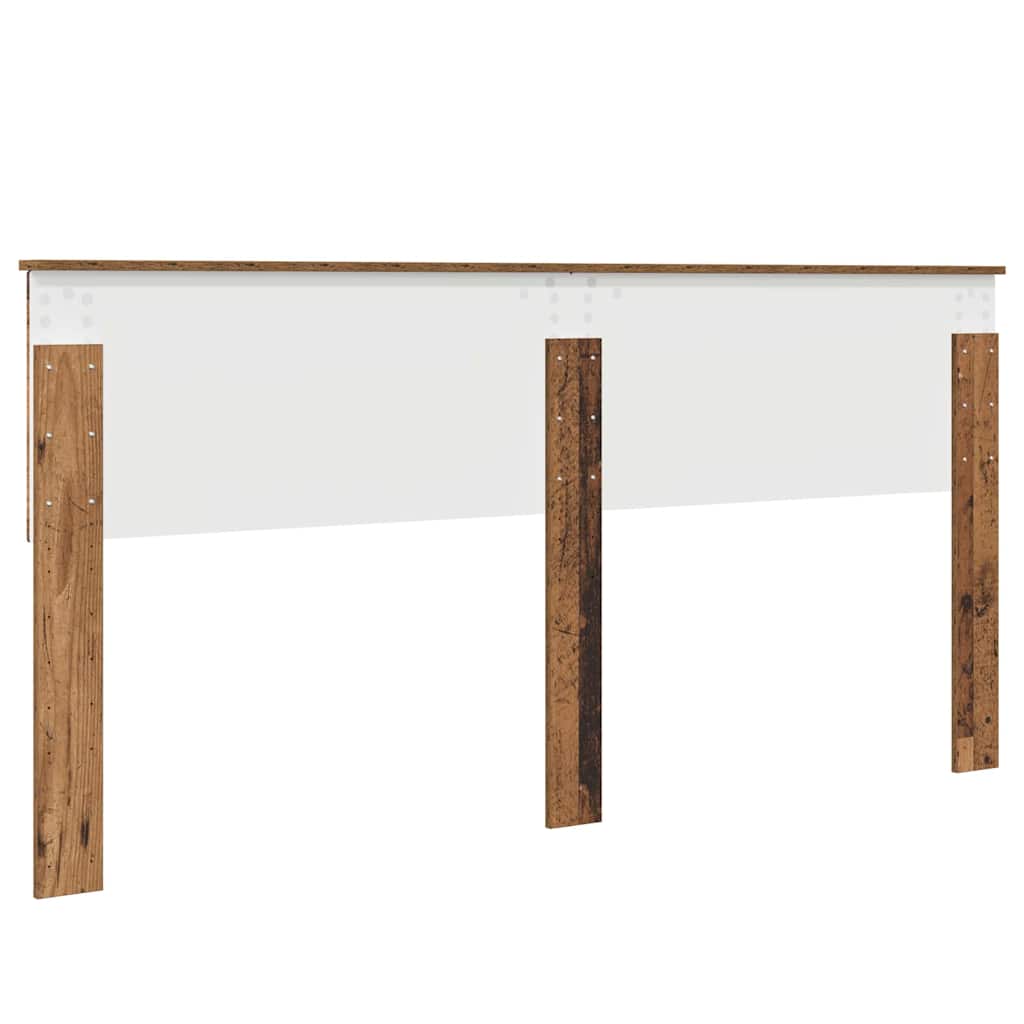 vidaXL Κεφαλάρι με κεφαλάρι Παλιό Ξύλο 200 cm Επεξεργασμένο ξύλο