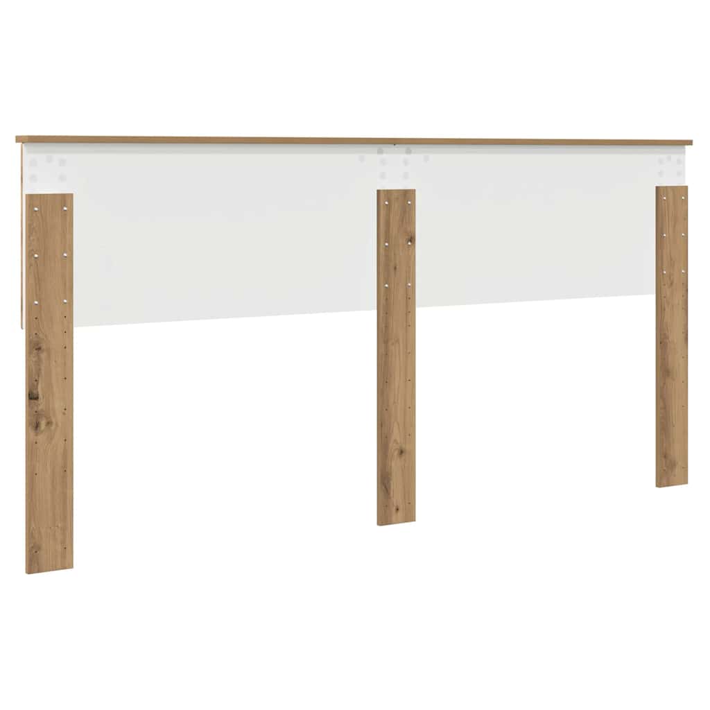vidaXL Κεφαλάρι με κεφαλάρι Artisan Oak 200 cm Επεξεργασμένο ξύλο