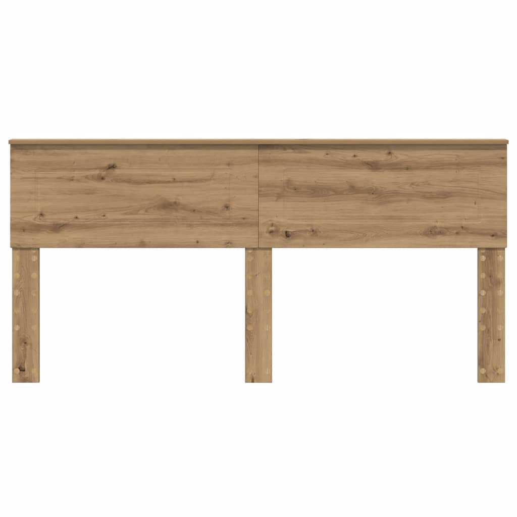 vidaXL Κεφαλάρι με κεφαλάρι Artisan Oak 180 cm Επεξεργασμένο ξύλο