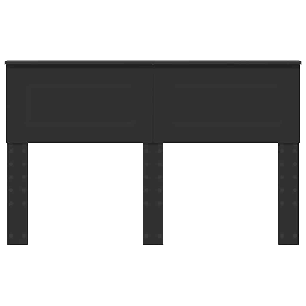 vidaXL Κεφαλάρι με κεφαλάρι Μαύρη Οξυά 160 cm Επεξεργασμένο ξύλο