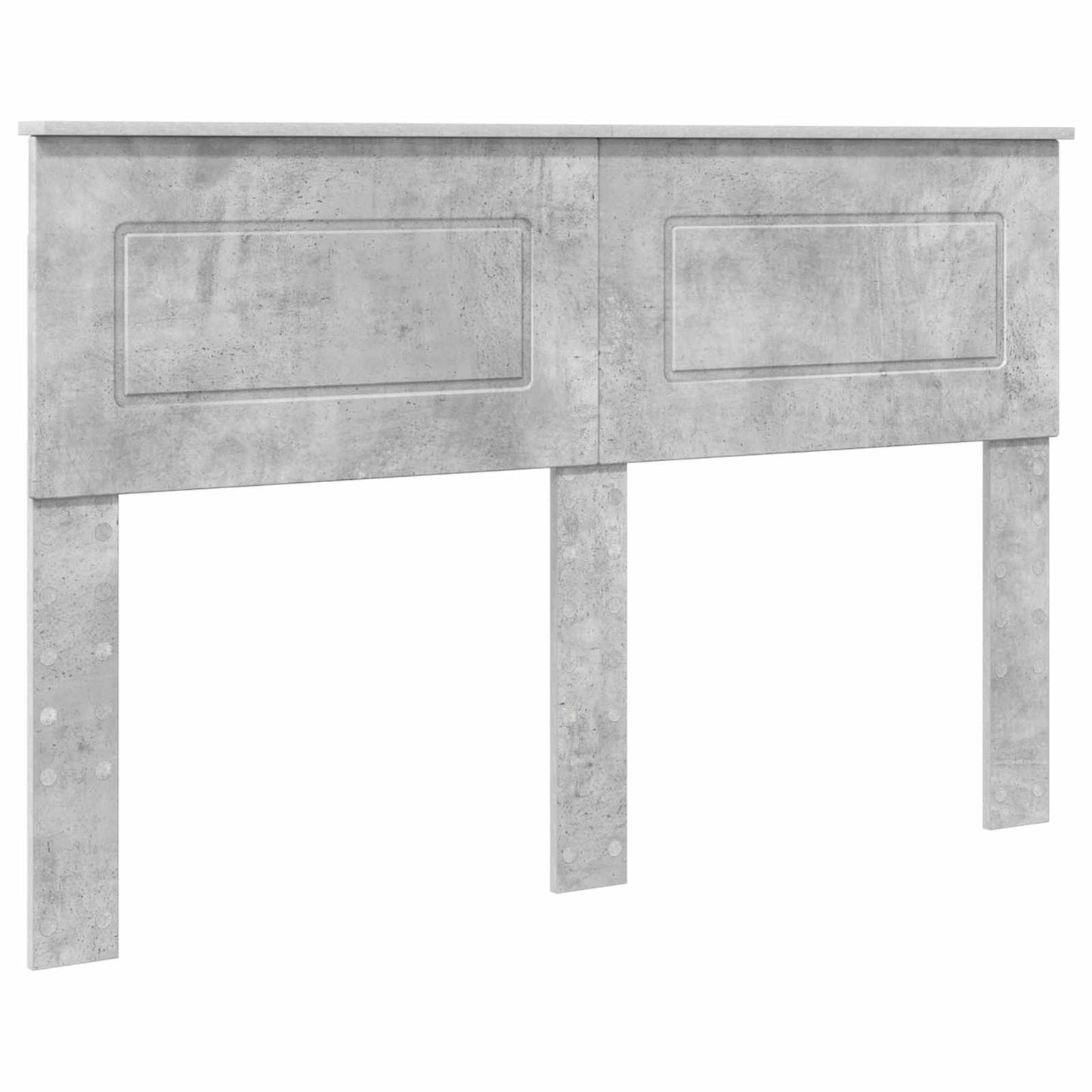 vidaXL Κεφαλάρι με κεφαλάρι Σκυρόδεμα Γκρι 160 cm Επεξεργασμένο ξύλο