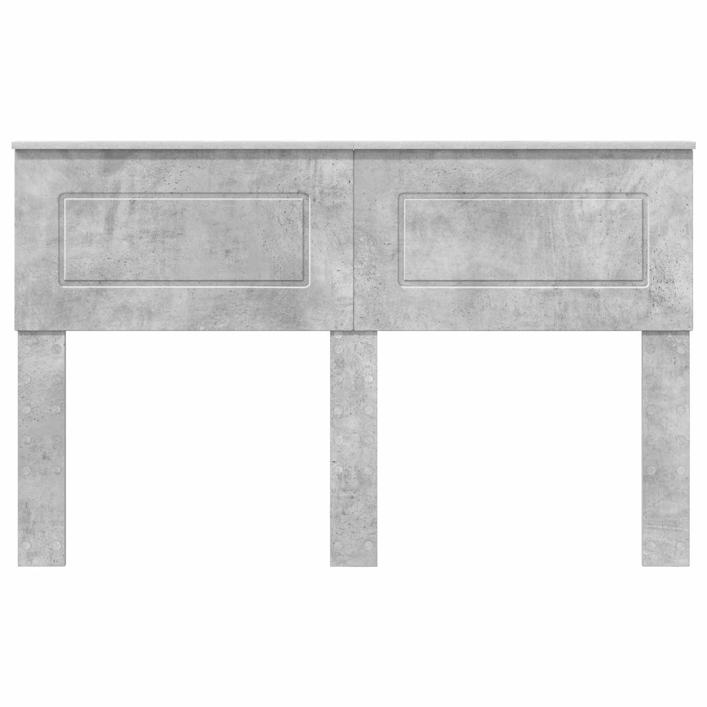vidaXL Κεφαλάρι με κεφαλάρι Σκυρόδεμα Γκρι 160 cm Επεξεργασμένο ξύλο