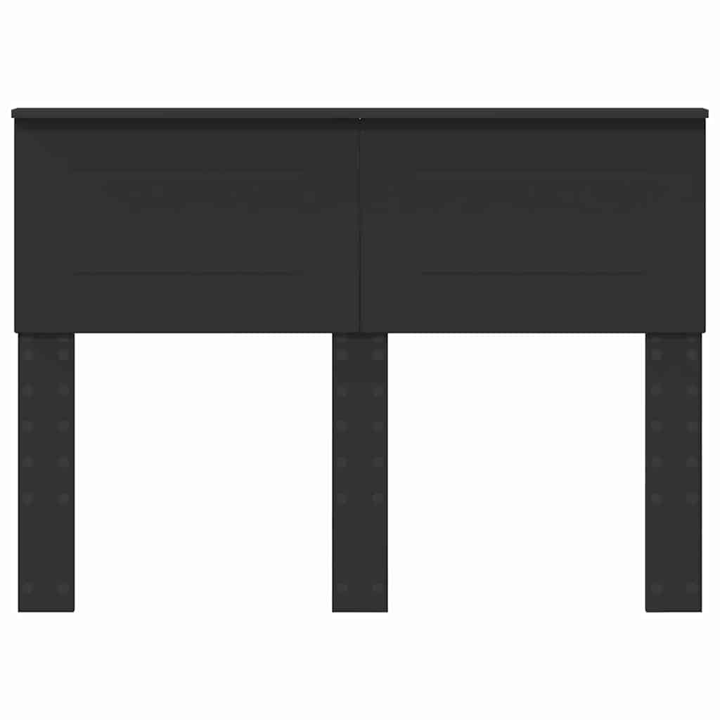 vidaXL Κεφαλάρι με κεφαλάρι Μαύρη Οξυά 135 cm Επεξεργασμένο ξύλο