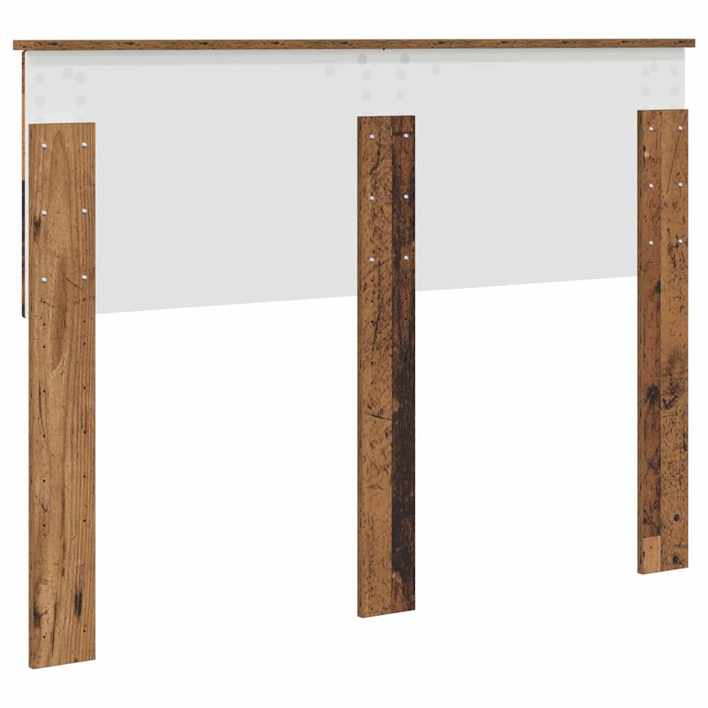 vidaXL Κεφαλάρι με κεφαλάρι Παλιό Ξύλο 135 cm Επεξεργασμένο ξύλο