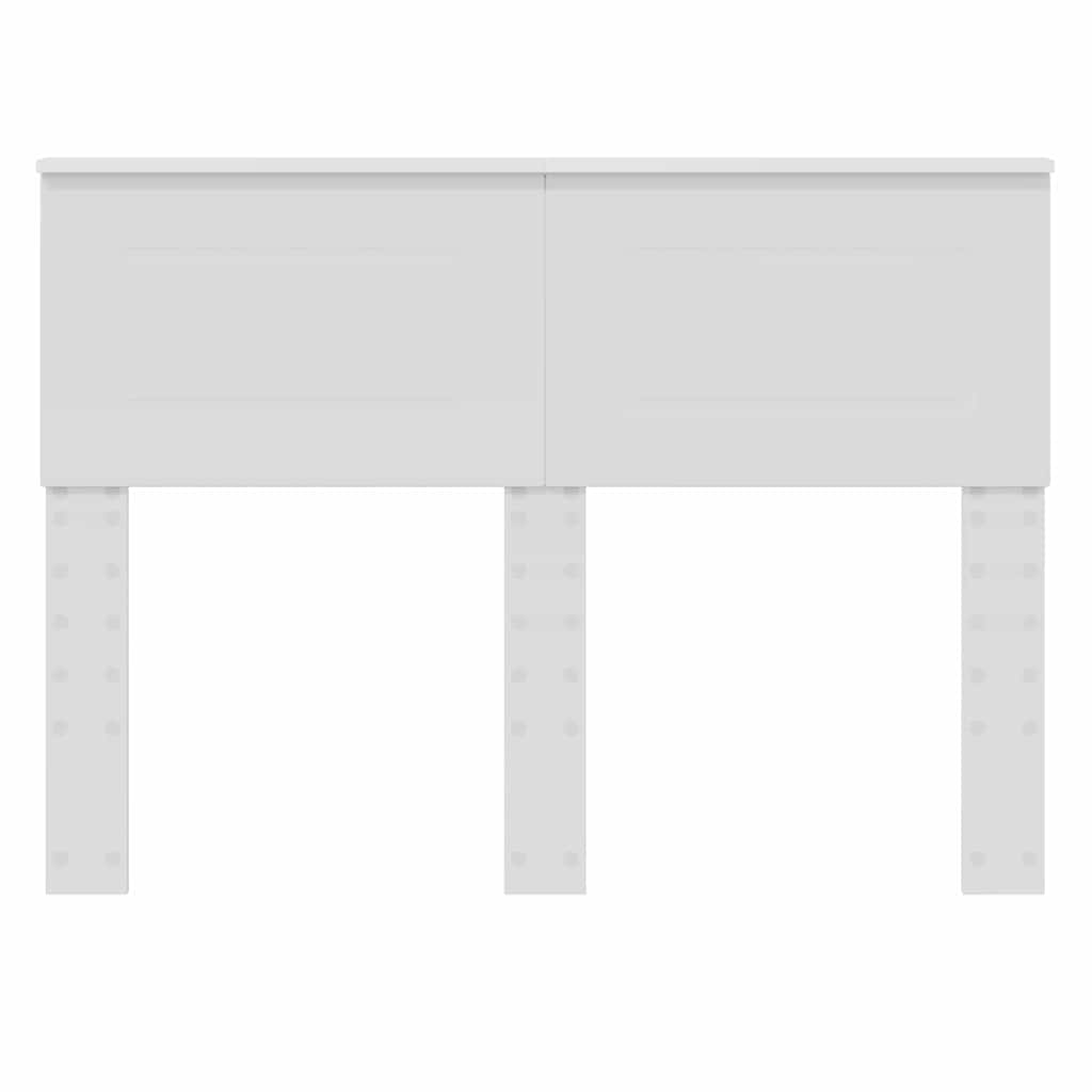 vidaXL Κεφαλάρι με κεφαλάρι Λευκό 120 cm Επεξεργασμένο ξύλο