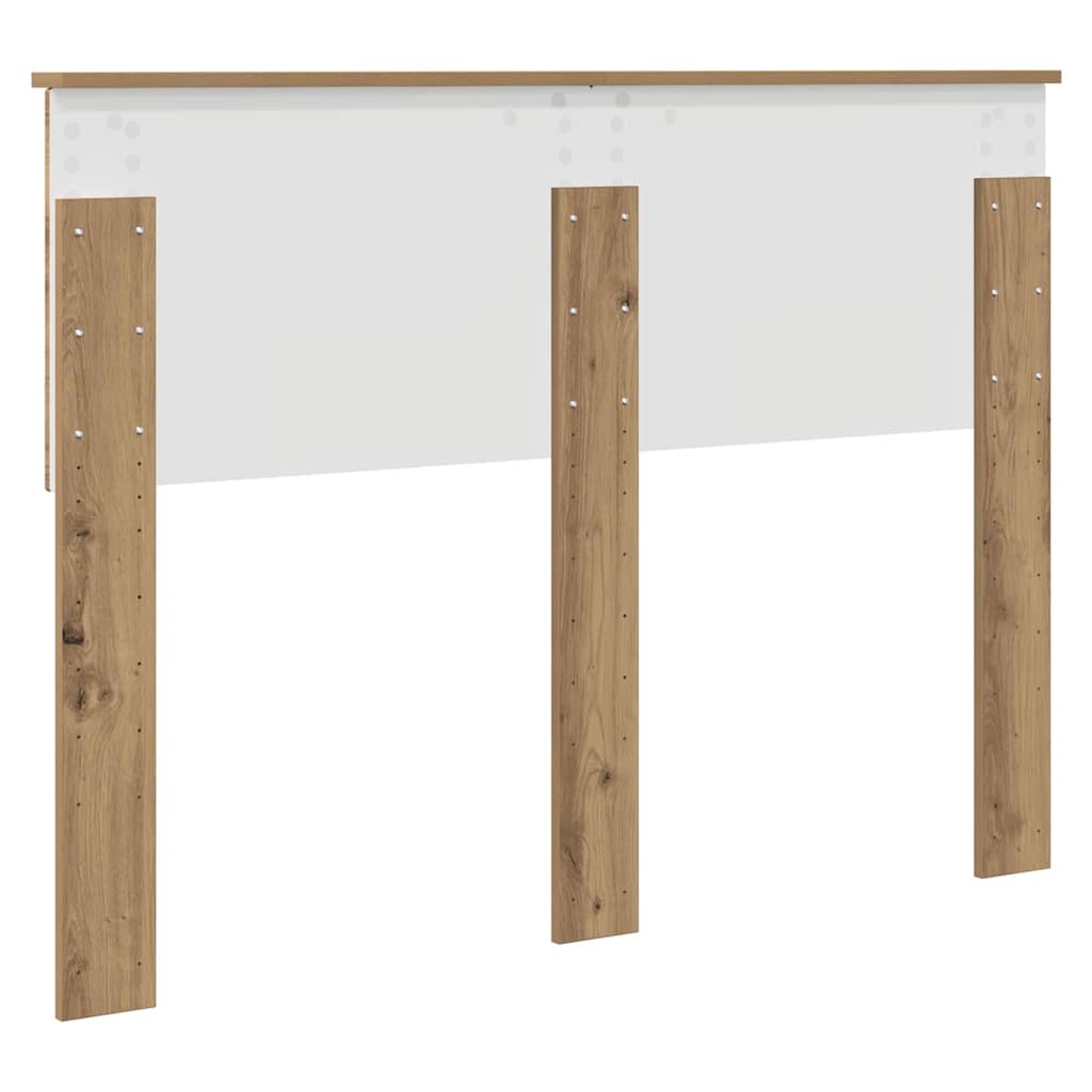 vidaXL Κεφαλάρι με κεφαλάρι Artisan Oak 120 cm Επεξεργασμένο ξύλο
