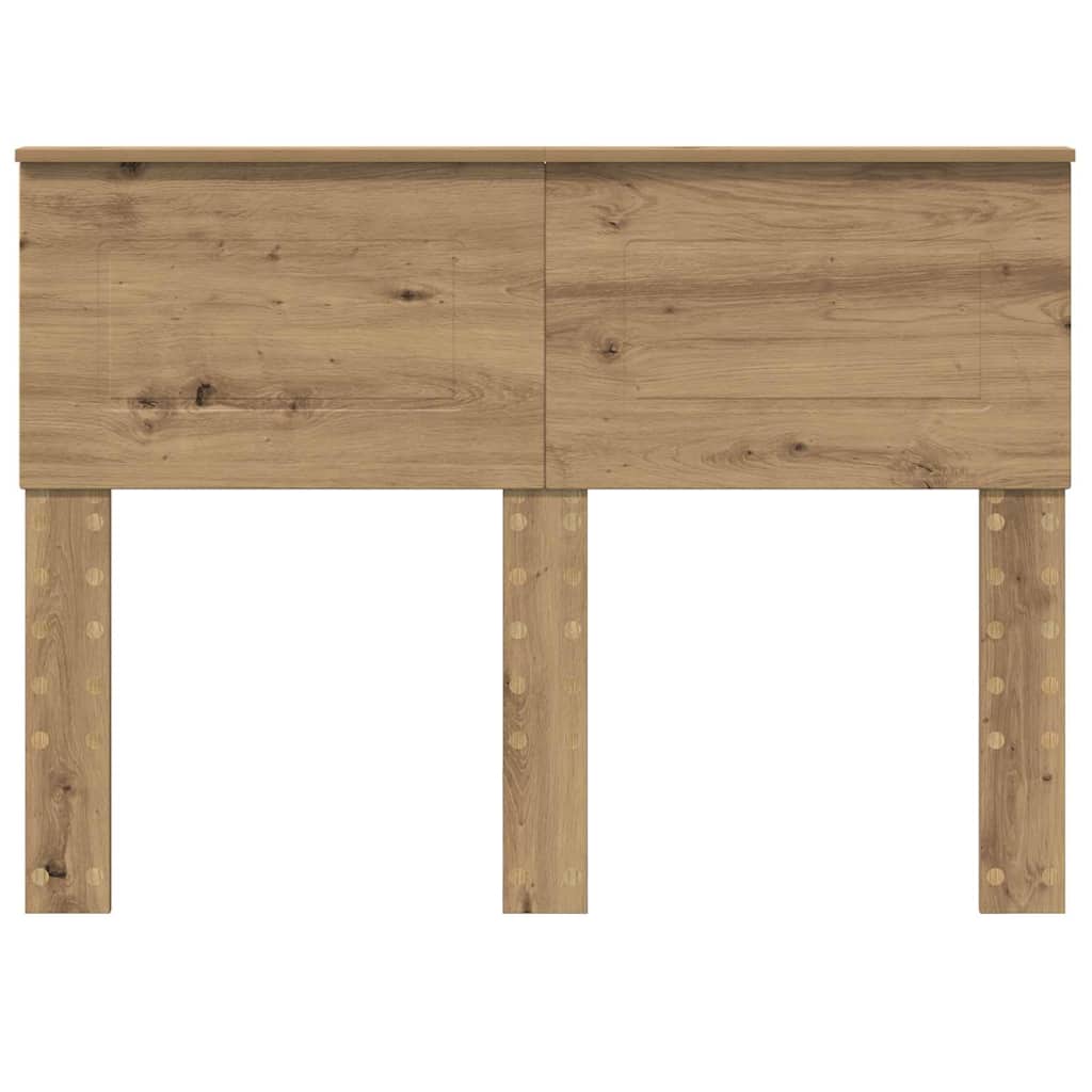 vidaXL Κεφαλάρι με κεφαλάρι Artisan Oak 120 cm Επεξεργασμένο ξύλο