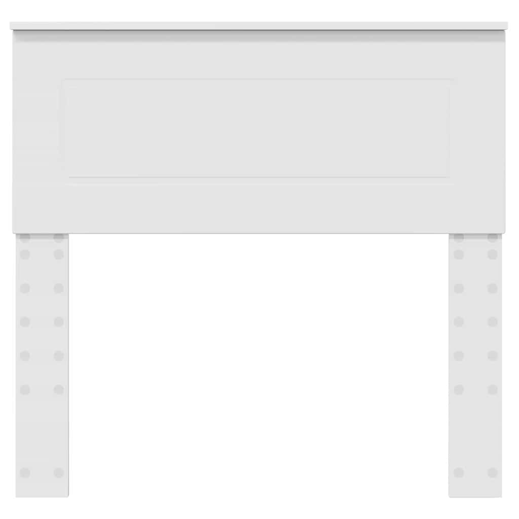 vidaXL Κεφαλάρι με κεφαλάρι Λευκό 100 cm Επεξεργασμένο ξύλο