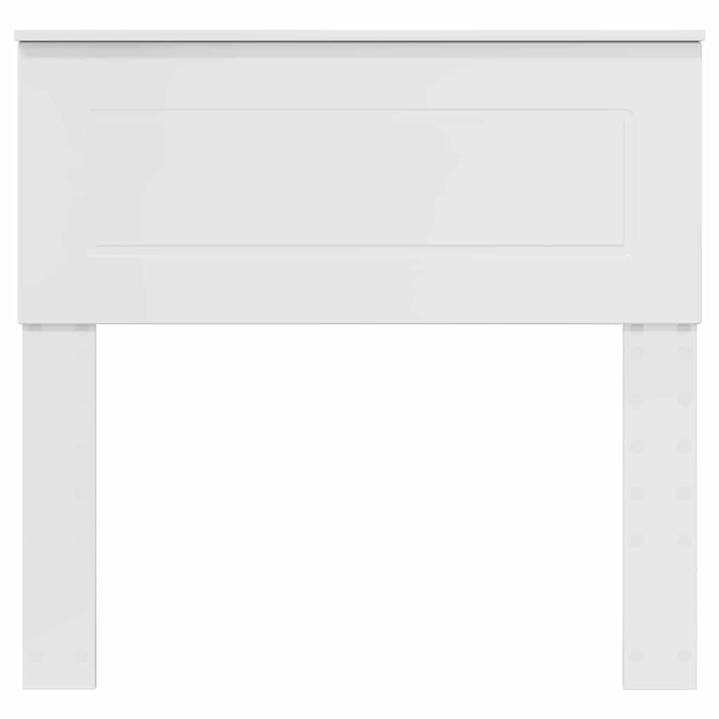 vidaXL Κεφαλάρι με κεφαλάρι Λαμπερό Λευκό 100 cm Επεξεργασμένο ξύλο