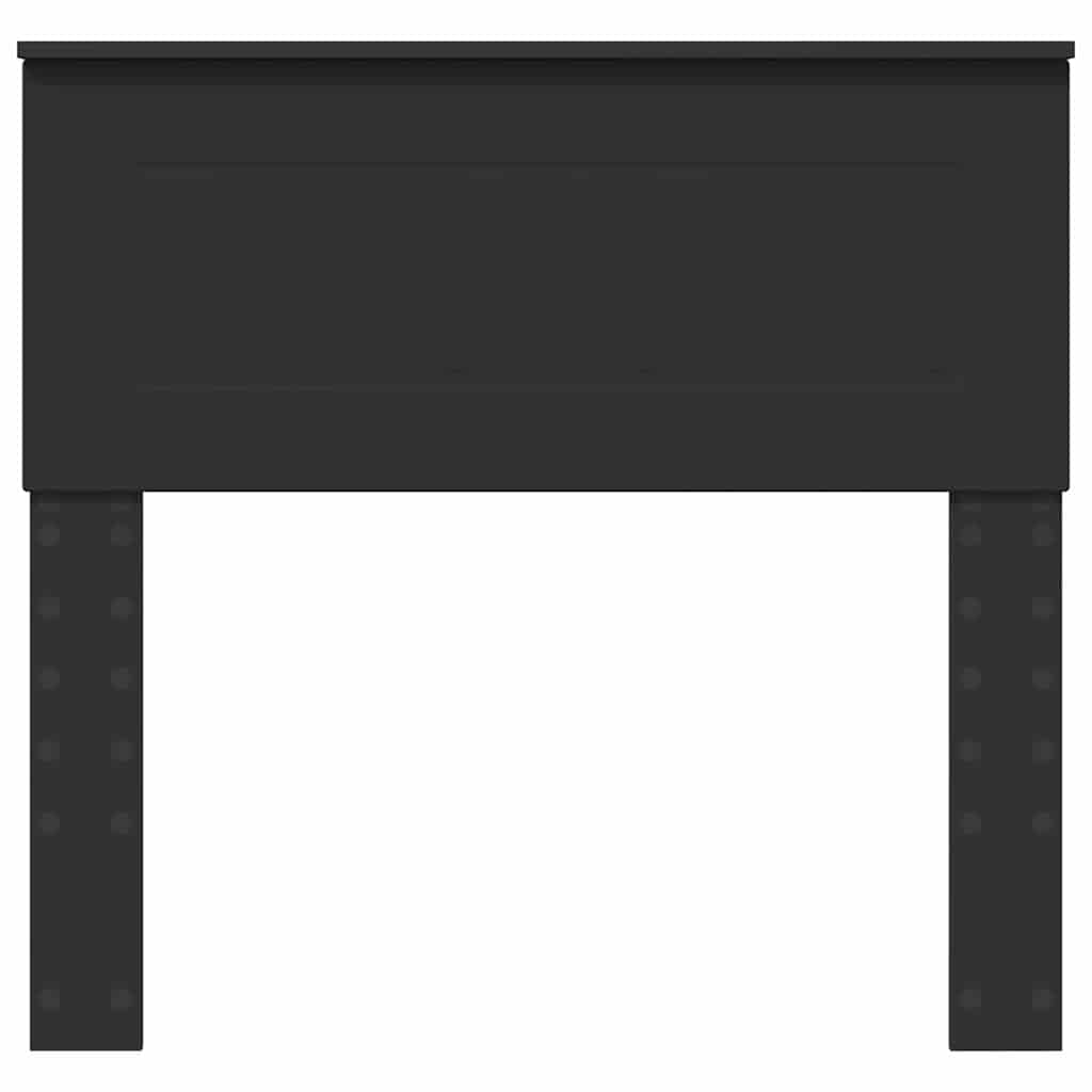 vidaXL Κεφαλάρι με κεφαλάρι Μαύρη Οξυά 90 cm Επεξεργασμένο ξύλο