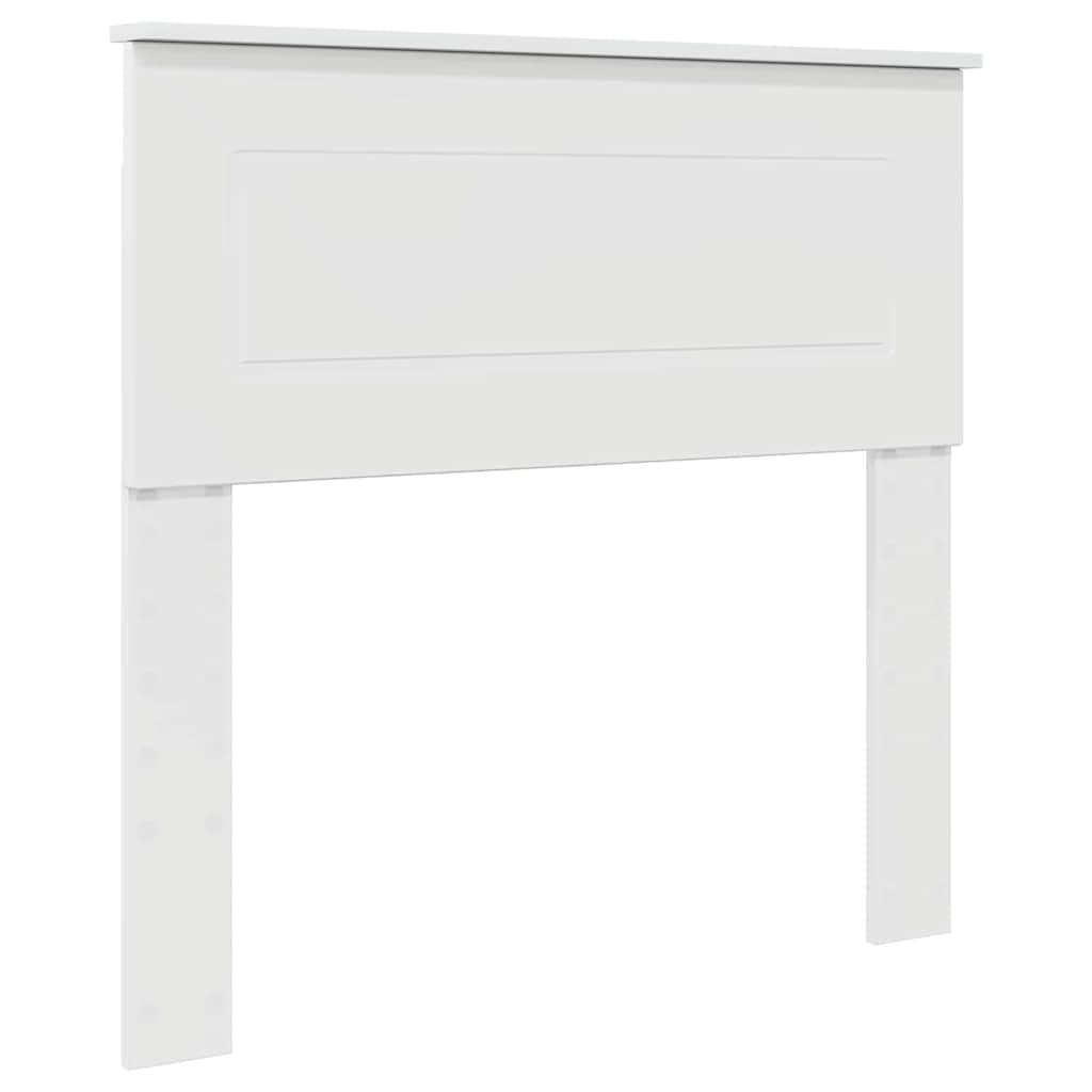 vidaXL Κεφαλάρι με κεφαλάρι Λαμπερό Λευκό 90 cm Επεξεργασμένο ξύλο