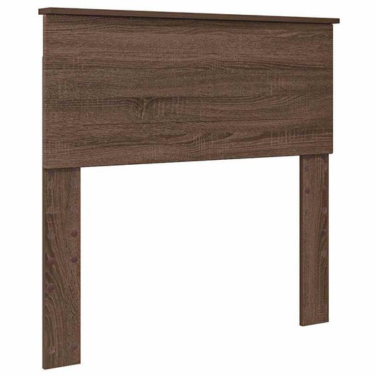 vidaXL Κεφαλάρι με κεφαλάρι Καφέ δρυς 90 cm Επεξεργασμένο ξύλο