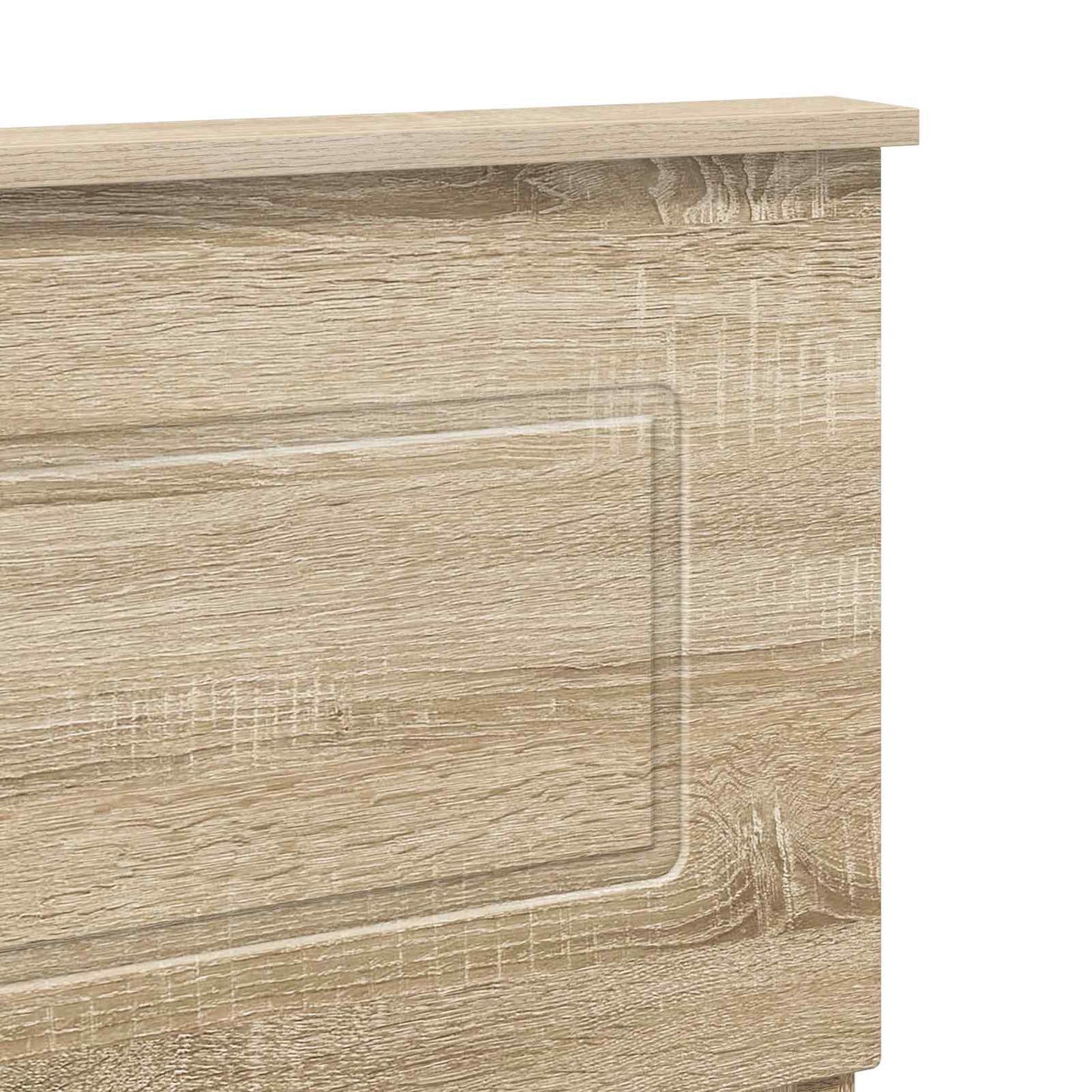 vidaXL Κεφαλάρι με κεφαλάρι Δρύς Sonoma 75 cm Επεξεργασμένο ξύλο