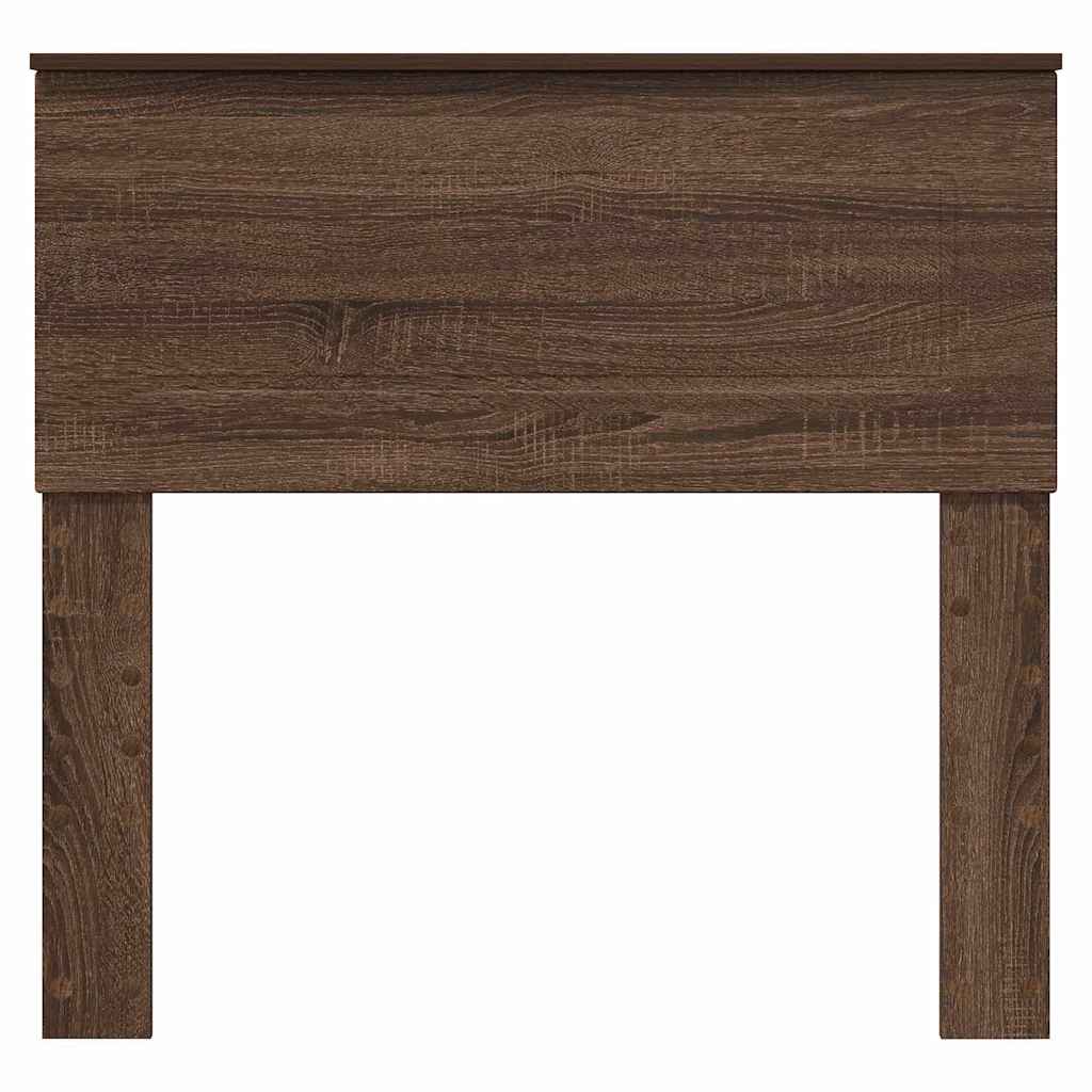 vidaXL Κεφαλάρι με κεφαλάρι Καφέ δρυς 75 cm Επεξεργασμένο ξύλο