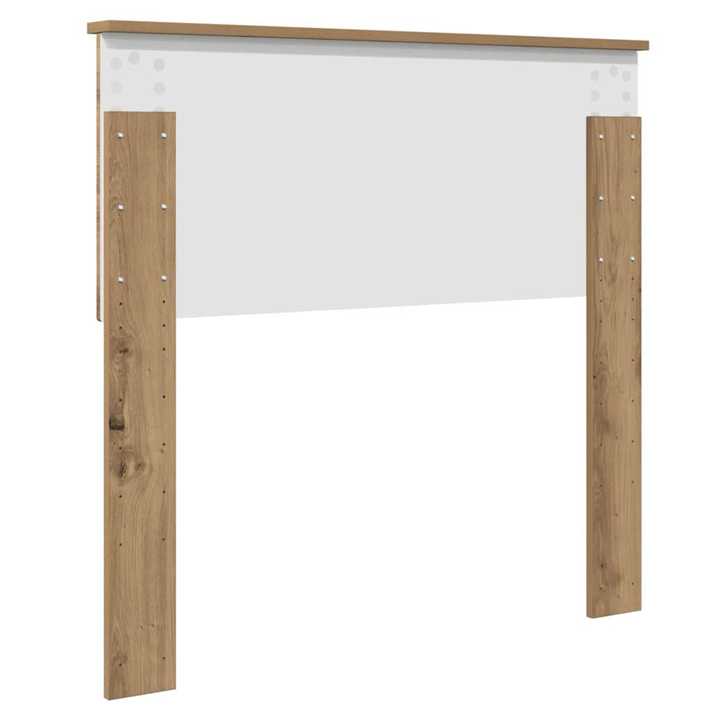 vidaXL Κεφαλάρι με κεφαλάρι Artisan Oak 75 cm Επεξεργασμένο ξύλο